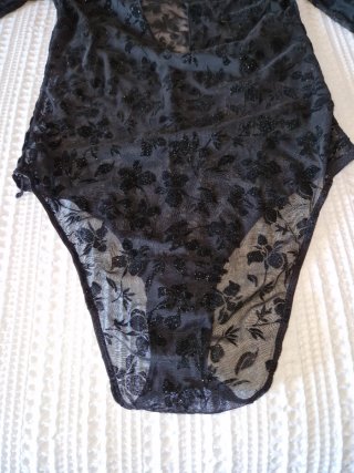 Body de fiesta transparente