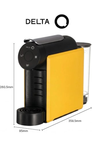 Cafetera Delta Q Amarilla