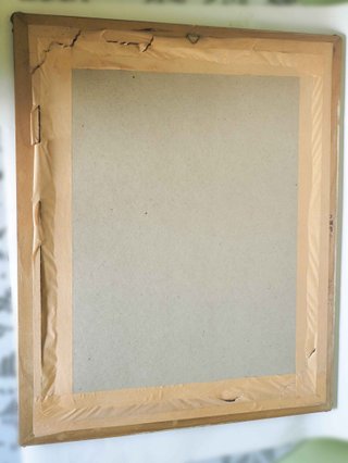 Marco dorado con cristal de 46x57