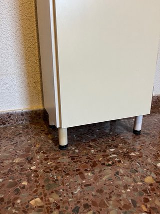 Mueble armario auxiliar modular blanco vintage