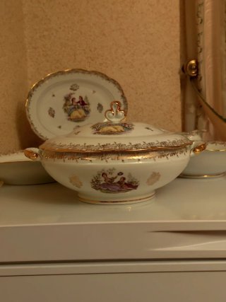 Lote Vajilla antigua de Limoges