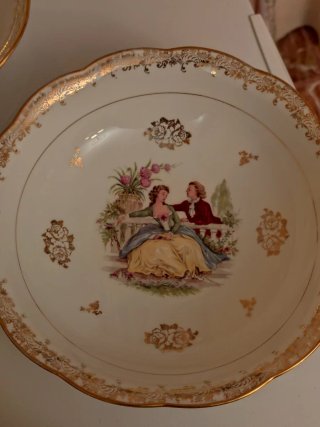 Lote Vajilla antigua de Limoges