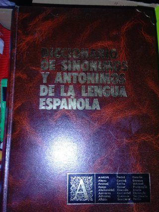 Diccionario de Sinónimos y Antónimos de La Lengua