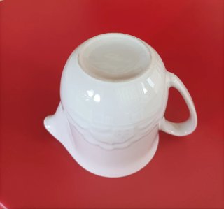 Bricco Mulino Bianco in porcellana bianca