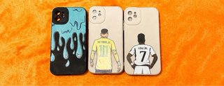 Fundas iPhone 11: Neymar y Vini Jr. + 1 de regalo