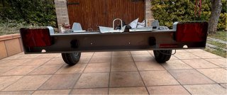 Remolque para moto con rampa