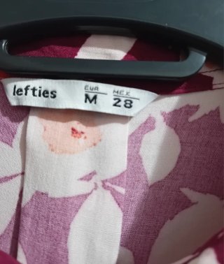 Blusa Lefties floral mujer XS