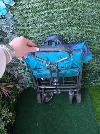 Carrito Plegable Costco Azul/Negro