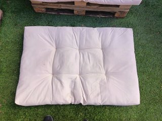 2 Cojines Grandes Palets Exterior Beige
