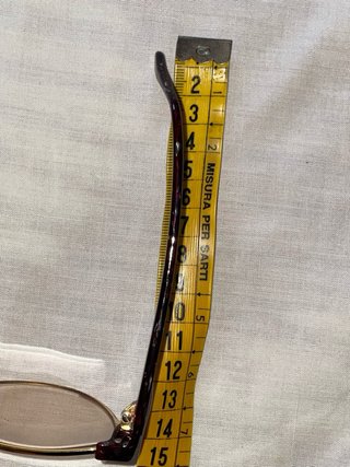 Occhiali Missoni vintage Oversize Donna Oro/Rosso