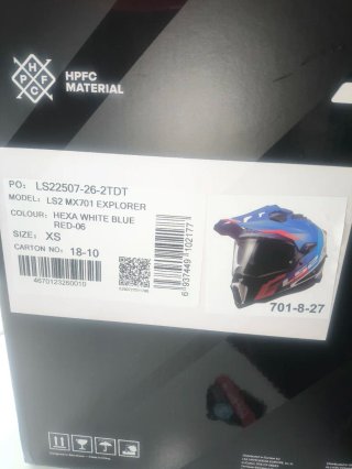 Casco LS2 MX 701 Explorer