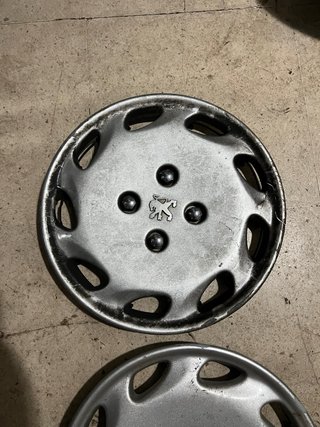 3 Tapacubos Peugeot 14 Originales