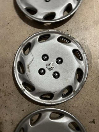 3 Tapacubos Peugeot 14 Originales