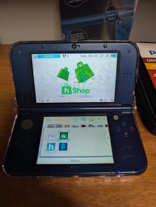 Nintendo 3DS XL Azul COMPLETA+EXTRAS