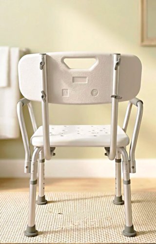 Silla de Ducha Ergonómica con Brazos