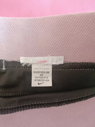 Conjunto Nike Pro niña rosa y negro