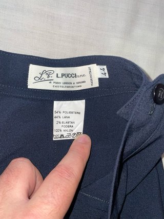 Pantaloni sartoriali Pucci lana tg 42