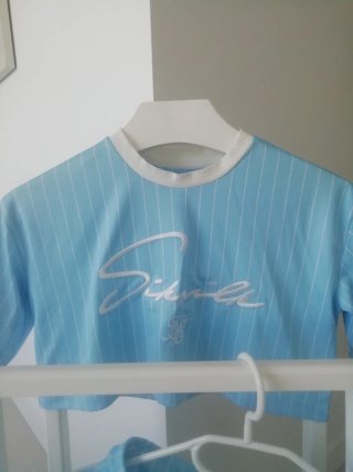 Conjunto SikSilk Rayas Azules Talla M