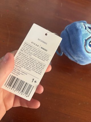 Peluche Tristezza Disney Pixar Inside Out miniso.