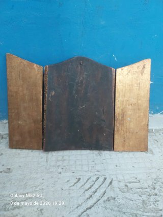 Antiguo tríptico Virgen