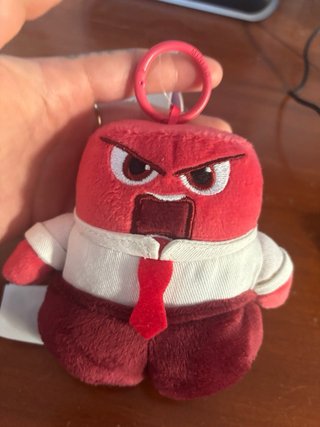 Peluche/portachiavi Disney Pixar Inside Out Rabbia