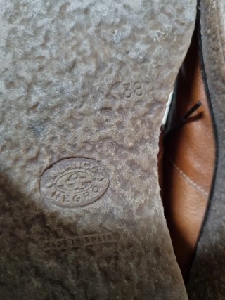 Zapatos B&N mujer cordones marrones talla 38