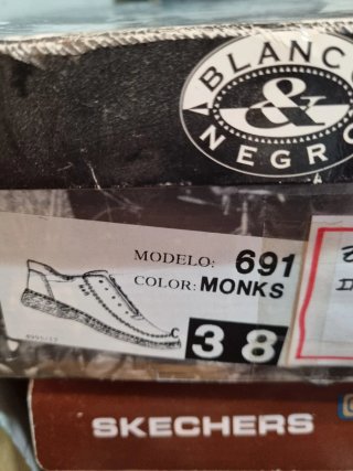 Zapatos B&N mujer cordones marrones talla 38