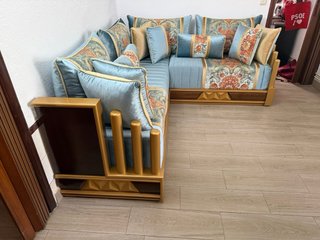Salón Marroquí Sofá y Mesa Centro