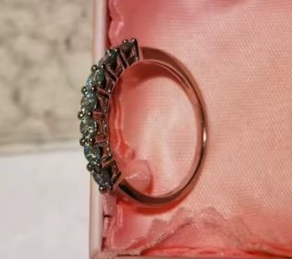 Anillo Plata Moissanitas Celestes