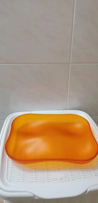 Porta biscotti arancione