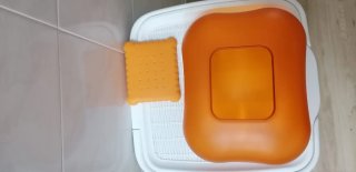 Porta biscotti arancione