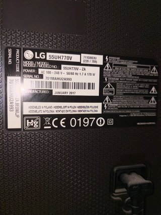 Smart TV LG 55 Super UHD 4K 55UH770V