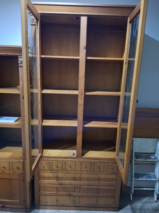 Tres muebles de salón madera maciza