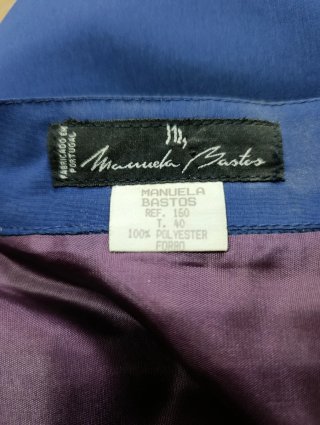 Saia azul elegante