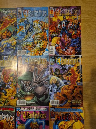 Lote 9 cómics 4 Fantasticos