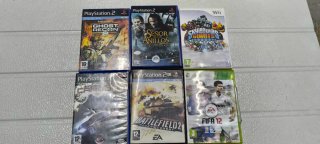 Lote Videojuegos PS2, Wii, Xbox 360