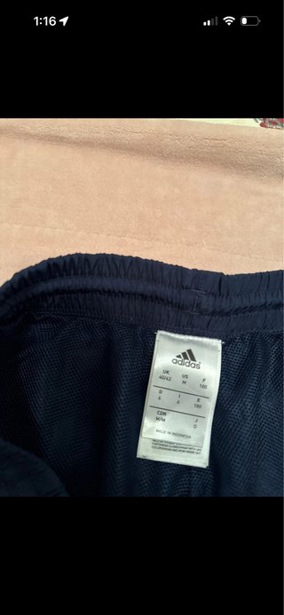 Pantalón Adidas Talla M Azul