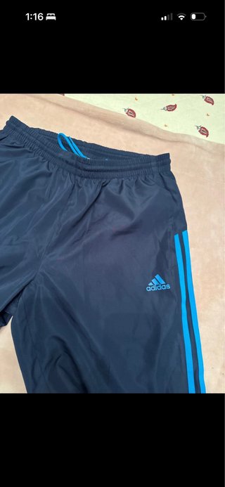 Pantalón Adidas Talla M Azul