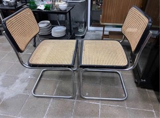 Pareja Sillas Vintage Estilo Cesca