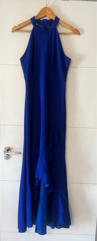 Vestido floral amarillo y morado