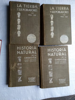 Colección antigua libros Historia Natural-1929