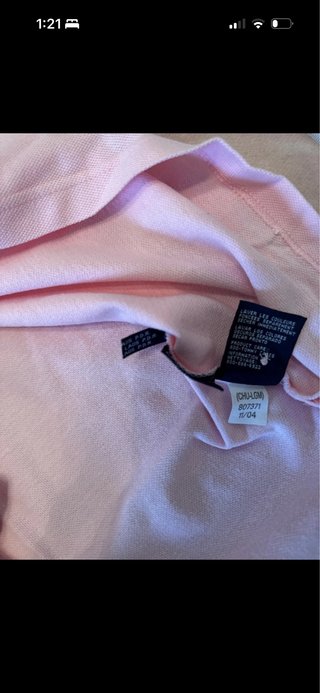 Polo Tommy Hilfiger Rosa Talla M