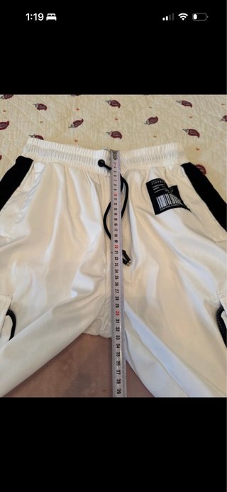 Pantalón Cargo Blanco Talla M
