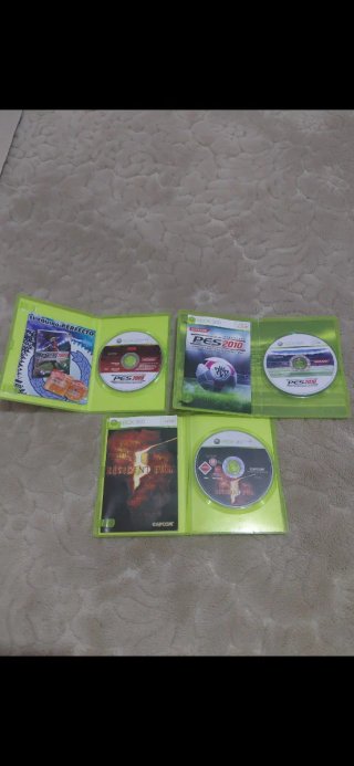 Pack 3 Juegos Xbox 360: PES 2009, 2010 y RE5
