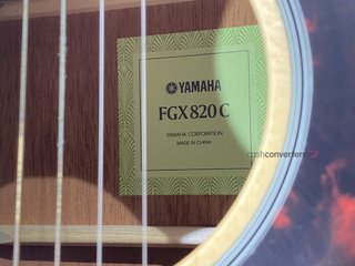 guitarra clasica yamaha fgx820c