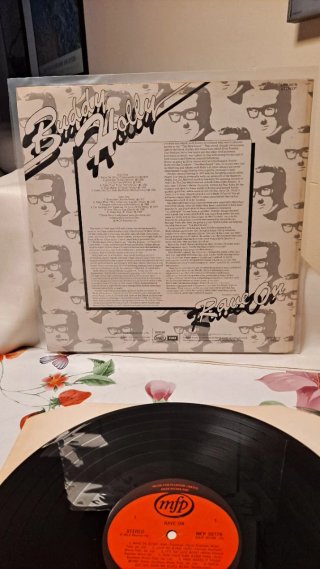 Buddy Holly Rave On LP Vinilo Años 70 UK