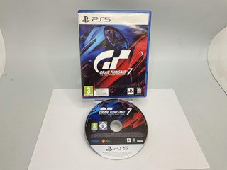 gran turismo 7 ps5