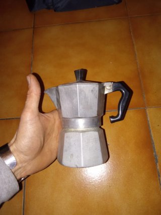 Cafetera Italiana Pequeña aluminio