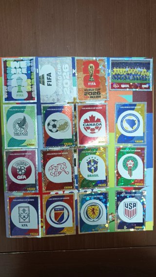 Cromos brillantes Mundial 2026 Panini