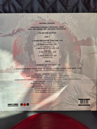 Vinil Michael Jackson Live In Japan 1987